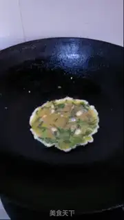 Make Oyster fried eggs step 8