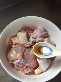 Make Burn chicken legs step 1