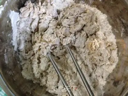 Make Red sugar and rice step 1