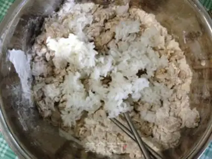 Make Red sugar and rice step 2