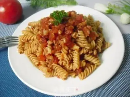 Make Tomato sauce and pasta step 11