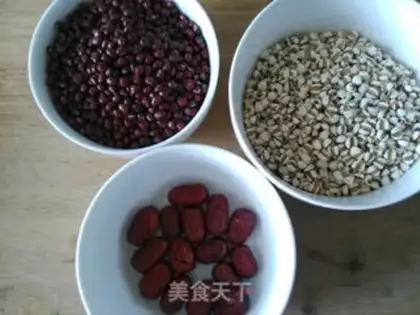 Make Red bean rice soup step 0