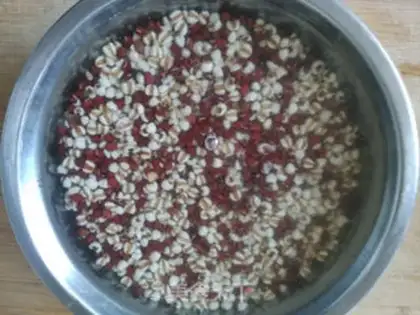 Make Red bean rice soup step 1