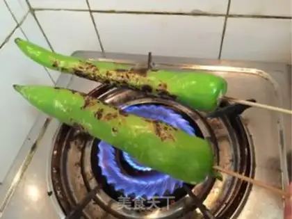 Make Cheese peppers and eggs step 2