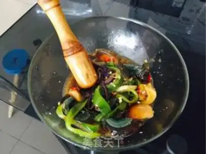 Make Cheese peppers and eggs step 5
