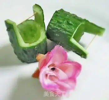 Make Sculpture of cucumber step 8