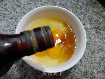 Make Wild onion fried eggs step 3