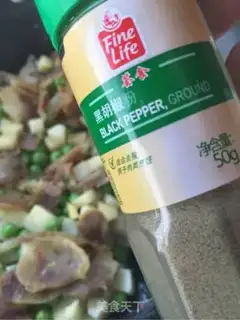 Make Sausage rice step 6