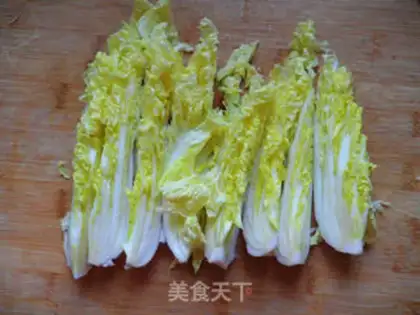 Make Garlic fans steaming doll food step 3