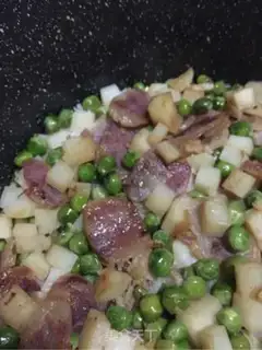 Make Sausage rice step 9