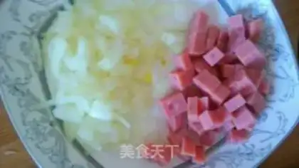 Make Ham pasta step 1