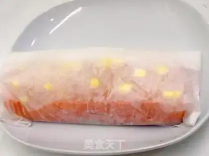 Make Garlic cream salmon step 4