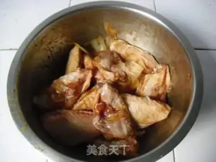 Make Honey-cooked chicken wings step 4