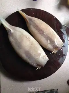 Make Squid sausage step 7