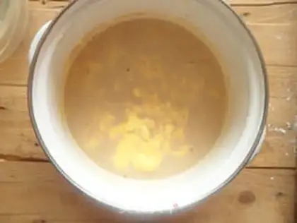 Make Red tea and cheese pudding step 5