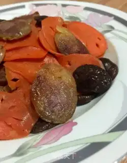 Make Carrot fried sausage step 6
