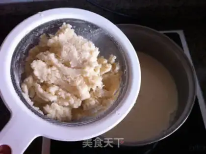Make Homemade tofu brain step 1
