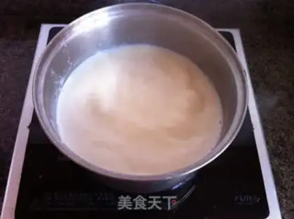 Make Homemade tofu brain step 2