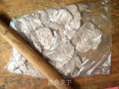 Make Homemade pine powder step 5