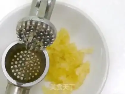 Make Garlic salmon step 1