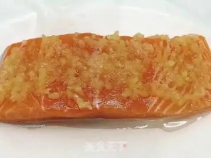 Make Garlic salmon step 2