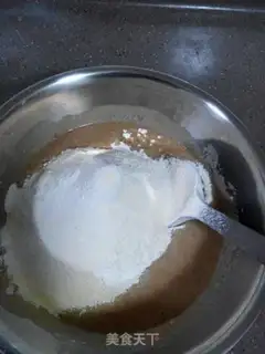 Make Yogurt peanut butter banana marfin step 2