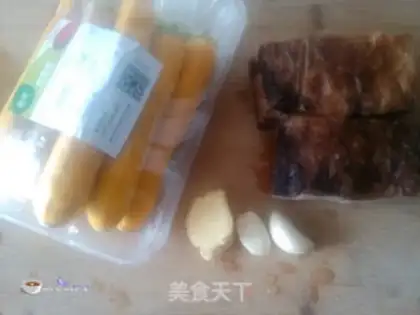 Make Banana gravy step 1