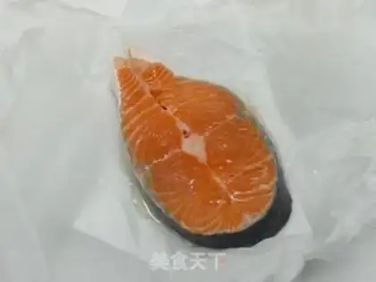 Make Red salmon step 0