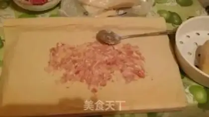 Make Home version of the bean roll step 1