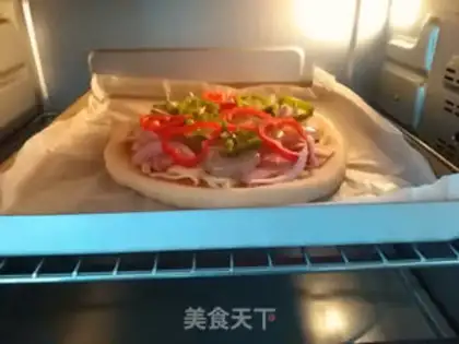 Make Shrimp bacon pizza step 10
