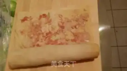 Make Home version of the bean roll step 5