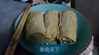 Make Home version of the bean roll step 7