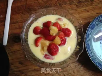 Make Pineapple omegranate strawberry step 8