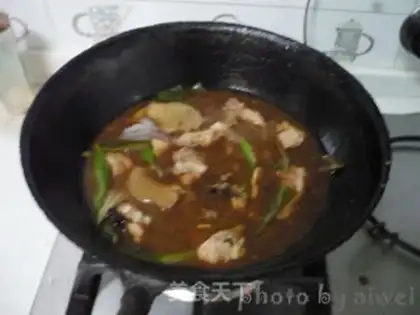 Make Powder pork stew step 7
