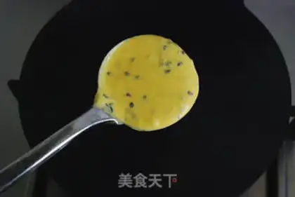 Make Sesame egg rolls step 6