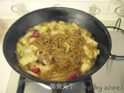 Make Powder pork stew step 9