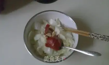Make Hot cabbage and octopus step 5