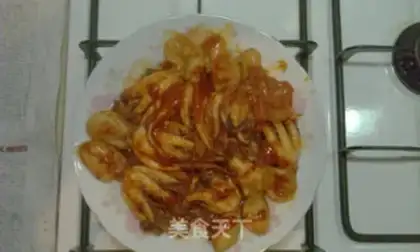 Make Hot cabbage and octopus step 10