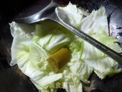 Make Curry cabbage step 4