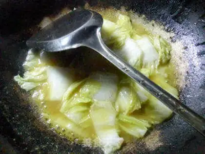 Make Curry cabbage step 6