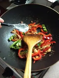 Make Curry peppers fired step 7