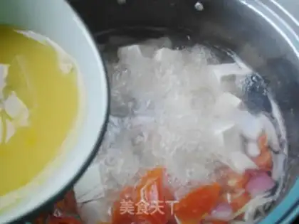 Make Onion shrimp tofu soup step 6