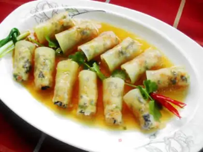 Make Crystal melon rolls step 11
