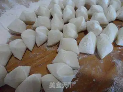 Make Cream egg dumplings step 11