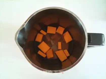 Make Korean pumpkin porridge step 1