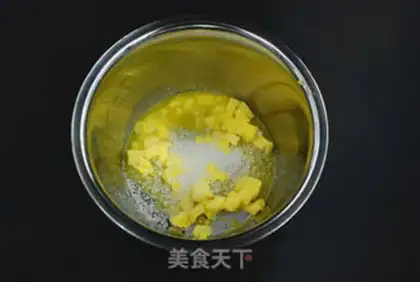 Make Pumpkin cheese tower step 3