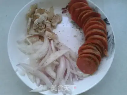 Make Hawaiian Pizza step 4