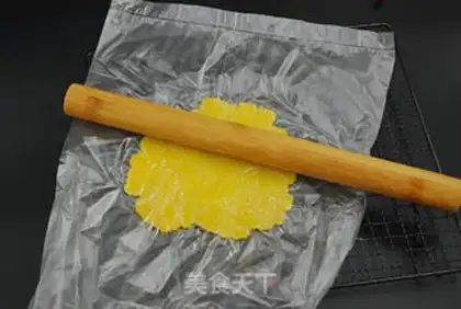 Make Pumpkin cheese tower step 13