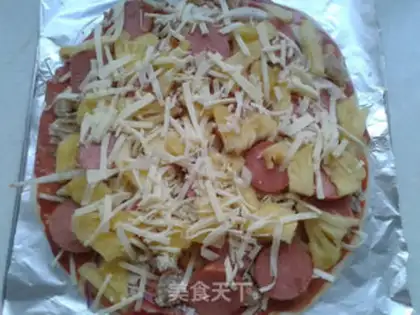 Make Hawaiian Pizza step 13