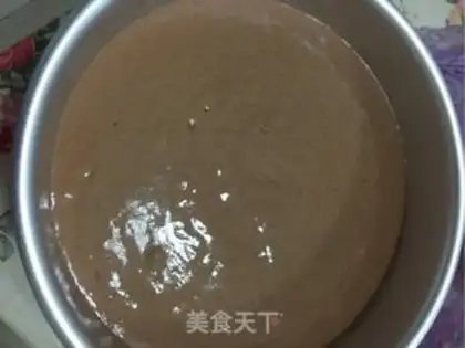 Make Chocolate banana cake step 4